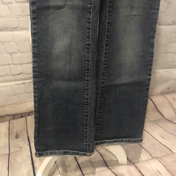 Angel jeans size 7 blue jean washed wide boot - Picture 6 of 7